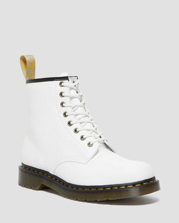 Botas con Cordones Dr Martens Vegan 1460 Kemble Hombre Blancos | MX 264OKI